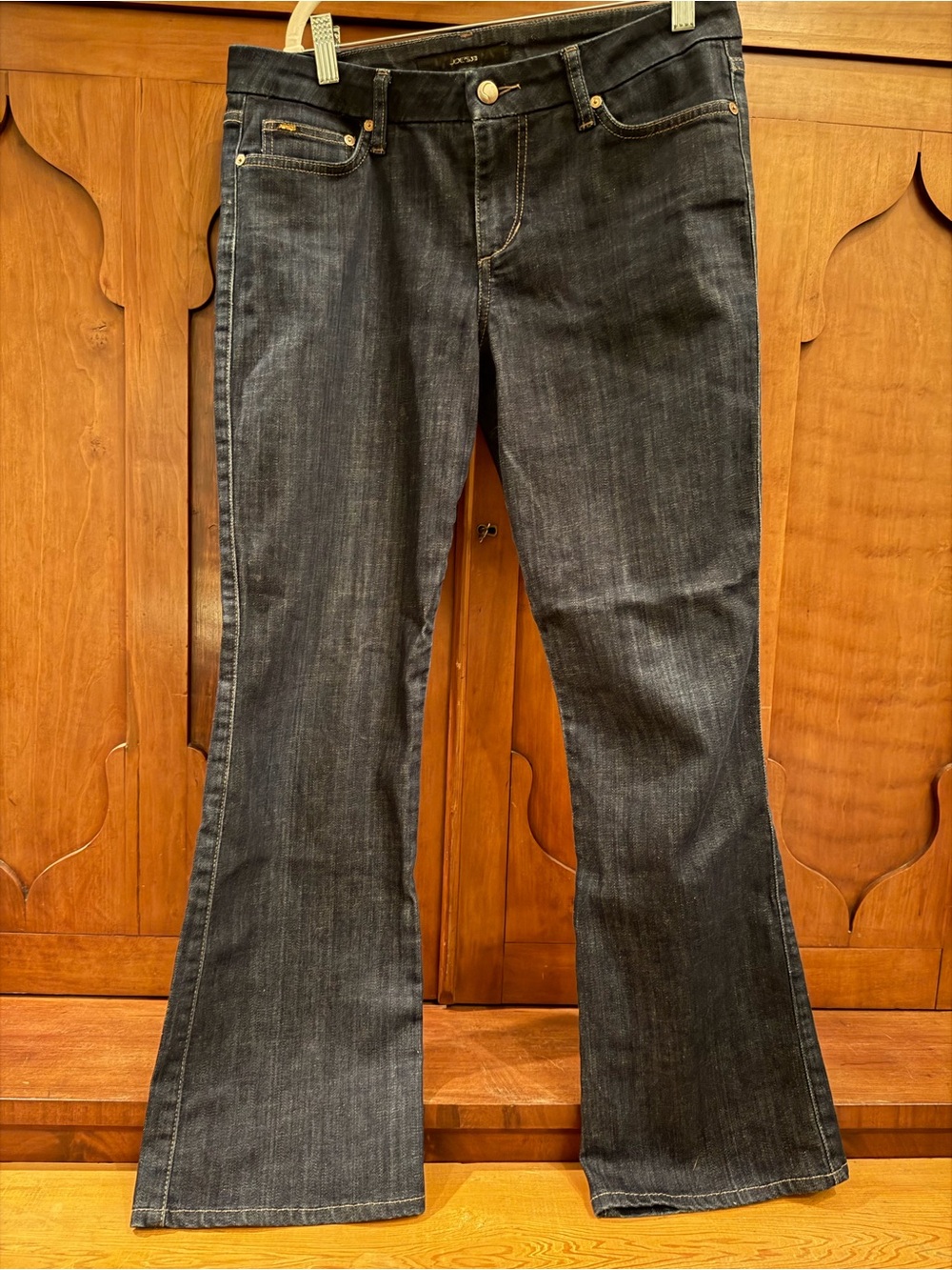 Joe's Jeans Honey Curvy Low Rise Flare Dark Wash Denim Waist 30